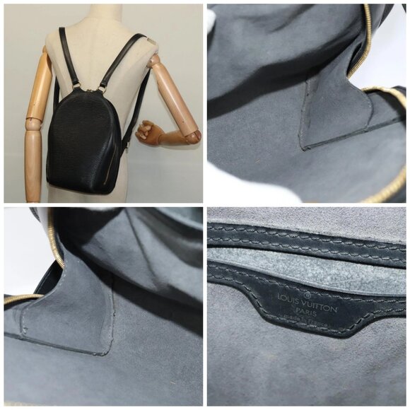 LOUIS VUITTON Epi Mabillon Backpack Black - Picture 14 of 14
